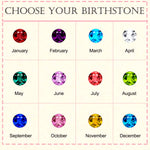 Birthstone Name Necklace